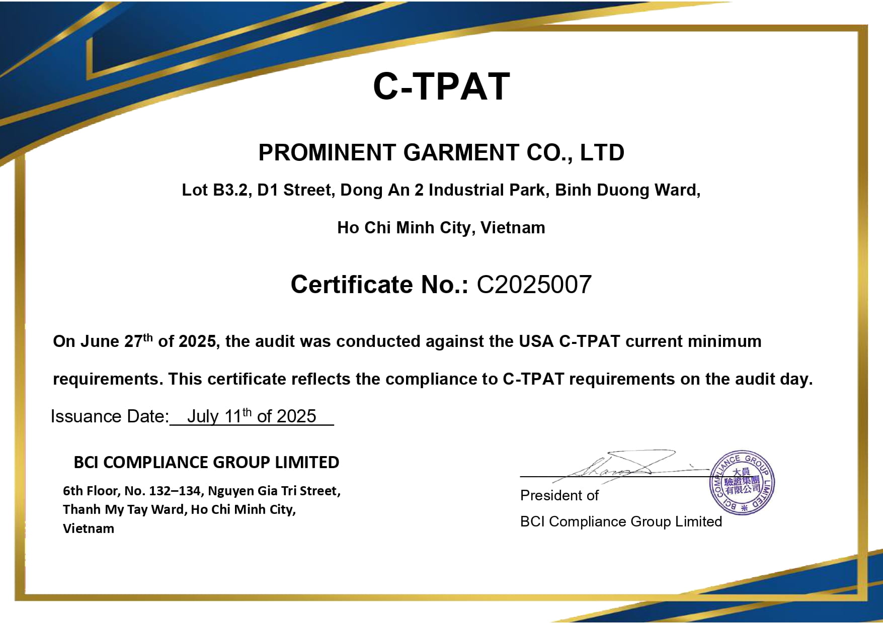 Charter Link Ltd.